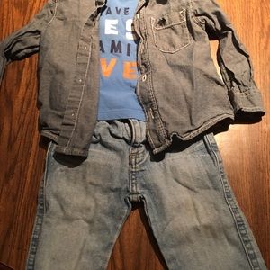 Boys 3 piece set  12/18 months